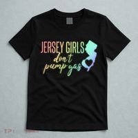 Jersey Girl Dont Pump Gas State Heart T-Shirt thumb 5