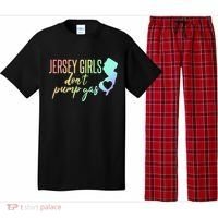 Jersey Girl Dont Pump Gas State Heart Pajama Set thumb 0