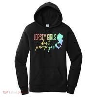 Jersey Girl Dont Pump Gas State Heart Women's Hoodie thumb 0