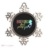 Jersey Girl Dont Pump Gas State Heart Ornament thumb 0