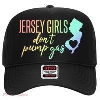 Jersey Girl Dont Pump Gas State Heart Hat thumb 0