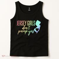 Jersey Girl Dont Pump Gas State Heart Tank Top thumb 2