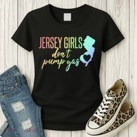 Jersey Girl Dont Pump Gas State Heart Women's T-Shirt thumb 3