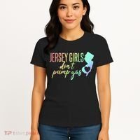 Jersey Girl Dont Pump Gas State Heart Women's T-Shirt thumb 4