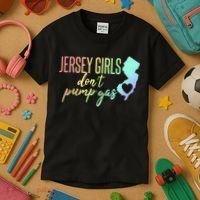 Jersey Girl Dont Pump Gas State Heart Kids T-Shirt thumb 3