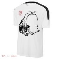 Japanese Grumpy Frog Ukiyoe Anime Japanese Sport-Tek Competitor United Soccer Jersey thumb 2