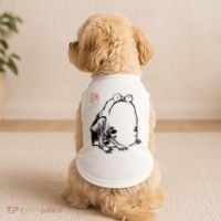 Japanese Grumpy Frog Ukiyoe Anime Japanese Doggie Tank thumb 2