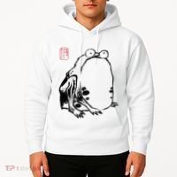 Japanese Grumpy Frog Ukiyoe Anime Japanese Hoodie thumb 2