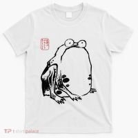 Japanese Grumpy Frog Ukiyoe Anime Japanese T-Shirt thumb 0