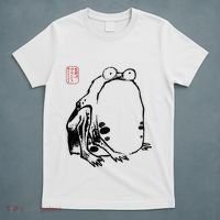 Japanese Grumpy Frog Ukiyoe Anime Japanese T-Shirt thumb 5