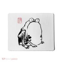 Japanese Grumpy Frog Ukiyoe Anime Japanese Mousepad thumb 0