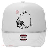 Japanese Grumpy Frog Ukiyoe Anime Japanese Hat thumb 0