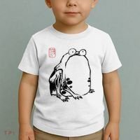 Japanese Grumpy Frog Ukiyoe Anime Japanese Toddler T-Shirt thumb 2