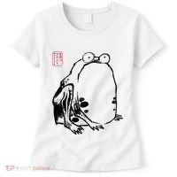 Japanese Grumpy Frog Ukiyoe Anime Japanese Women's T-Shirt thumb 0