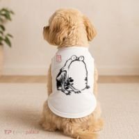Japanese Grumpy Frog Ukiyoe Anime Japanese Doggie Tank thumb 2