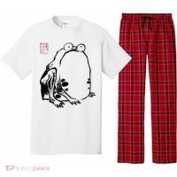 Japanese Grumpy Frog Ukiyoe Anime Japanese Pajama Set thumb 0