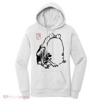 Japanese Grumpy Frog Ukiyoe Anime Japanese Women's Hoodie thumb 0