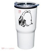 Japanese Grumpy Frog Ukiyoe Anime Japanese Tumbler thumb 0