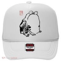Japanese Grumpy Frog Ukiyoe Anime Japanese Hat thumb 0