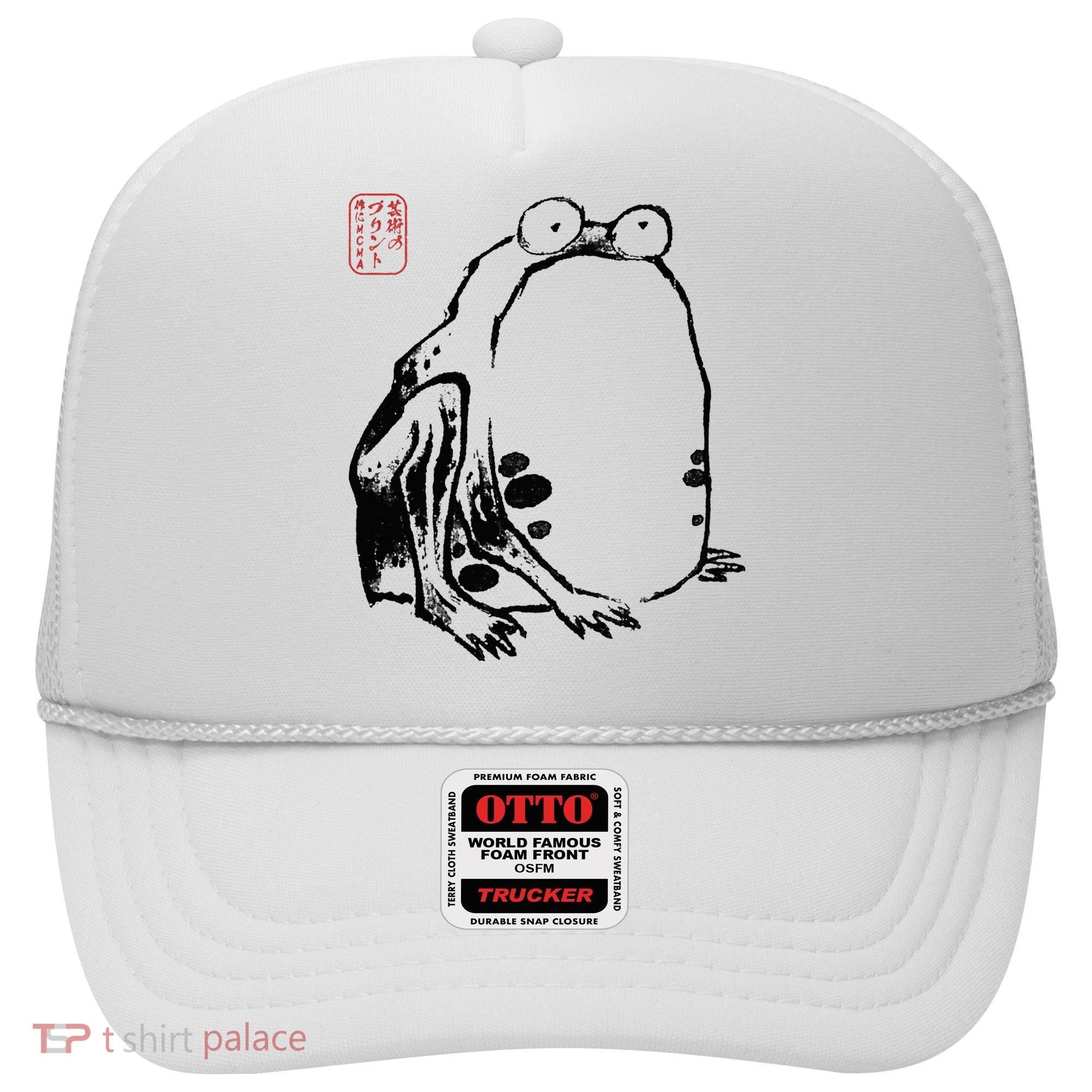 Japanese Grumpy Frog Ukiyoe Anime Japanese Hat
