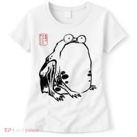 Japanese Grumpy Frog Ukiyoe Anime Japanese Women's T-Shirt thumb 0