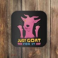 Just Goat For It Coaster thumb 0