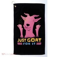 Just Goat For It Golf Towel thumb 0