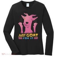 Just Goat For It Women's Long Sleeve Shirt thumb 0