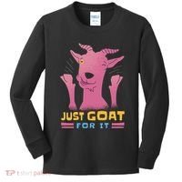 Just Goat For It Kids Long Sleeve Shirt thumb 0
