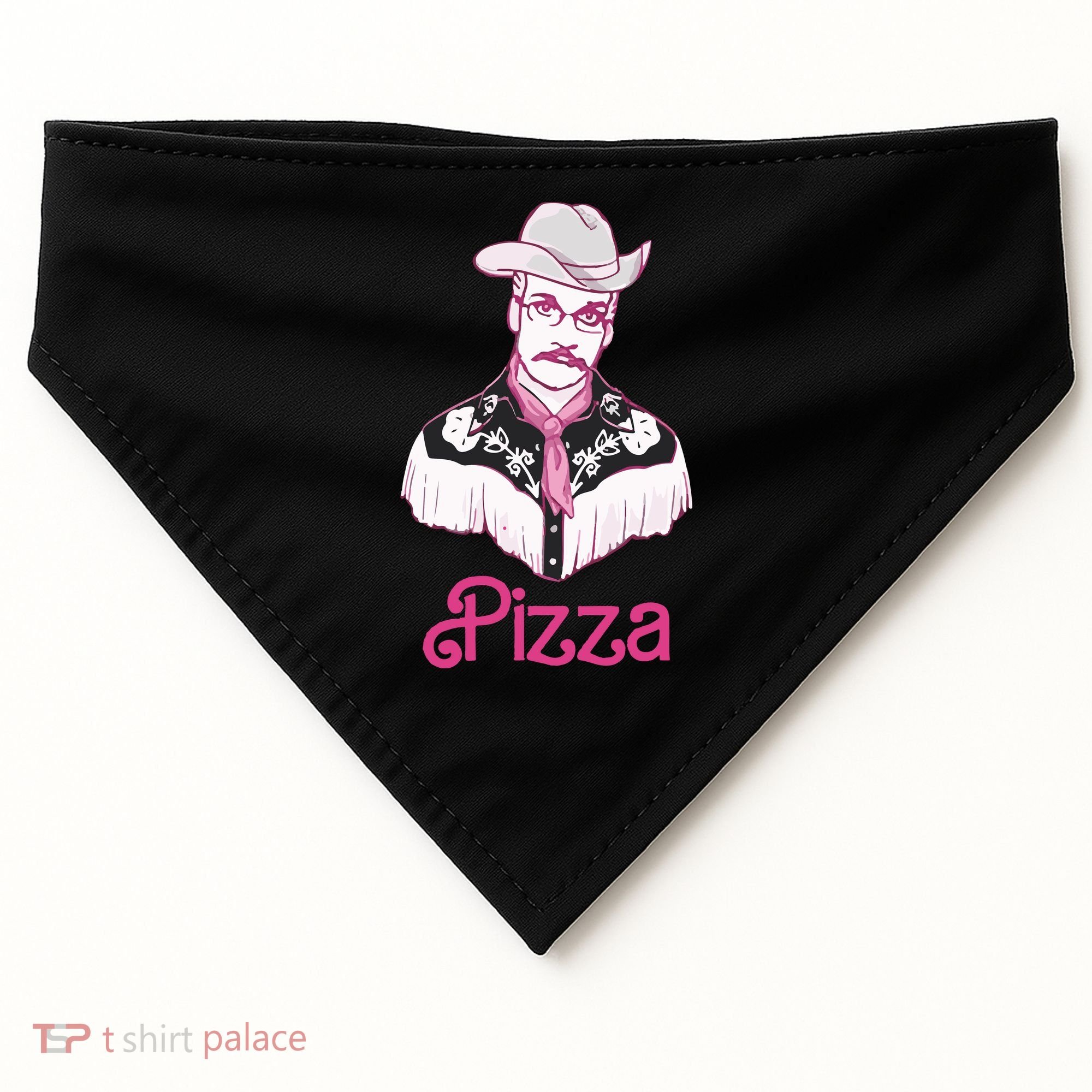 John Green Hes Just John Pizza USA-Made Doggie Bandana