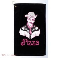 John Green Hes Just John Pizza Golf Towel thumb 0