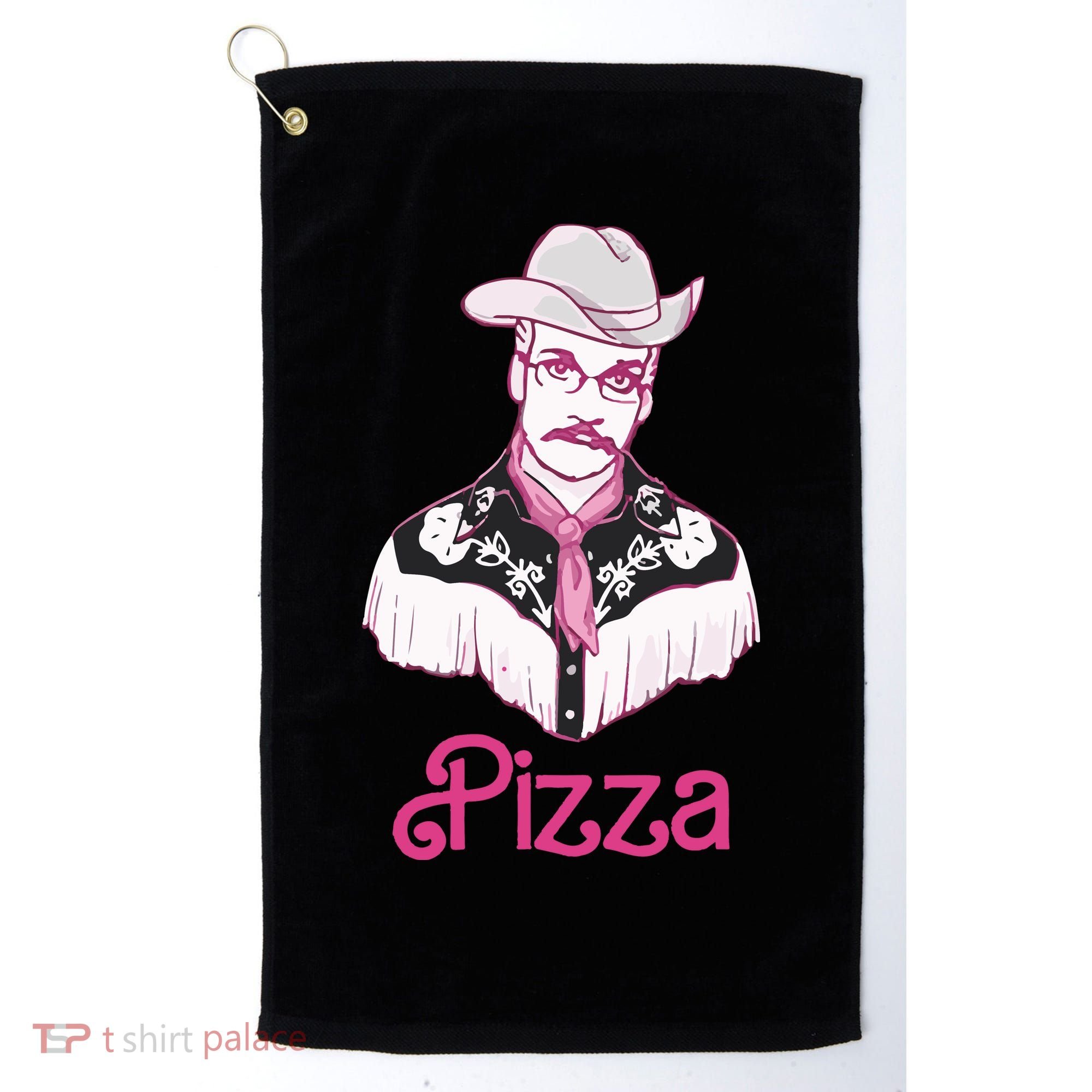 John Green Hes Just John Pizza Golf Towel