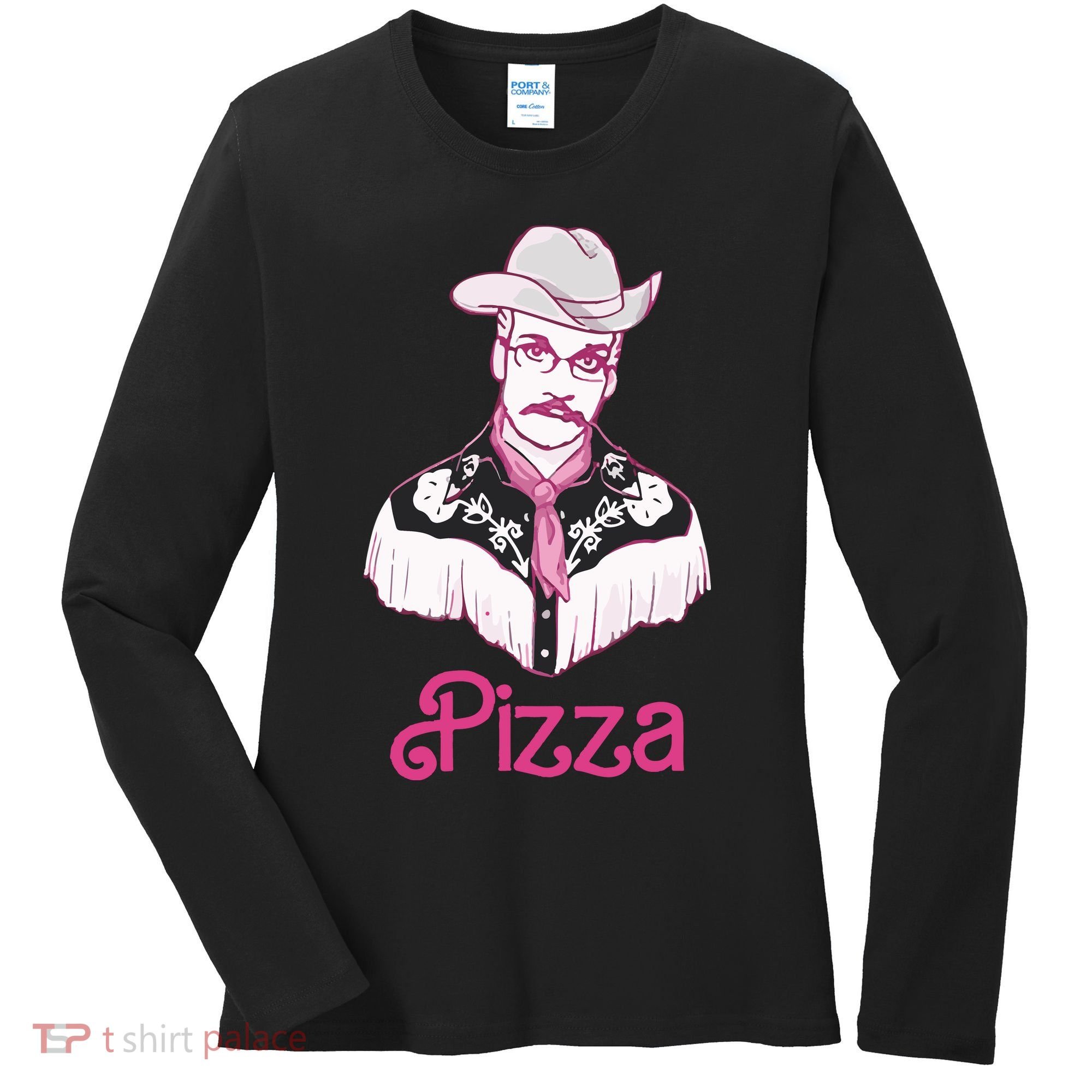 John Green Hes Just John Pizza Women's Long Sleeve Shirt