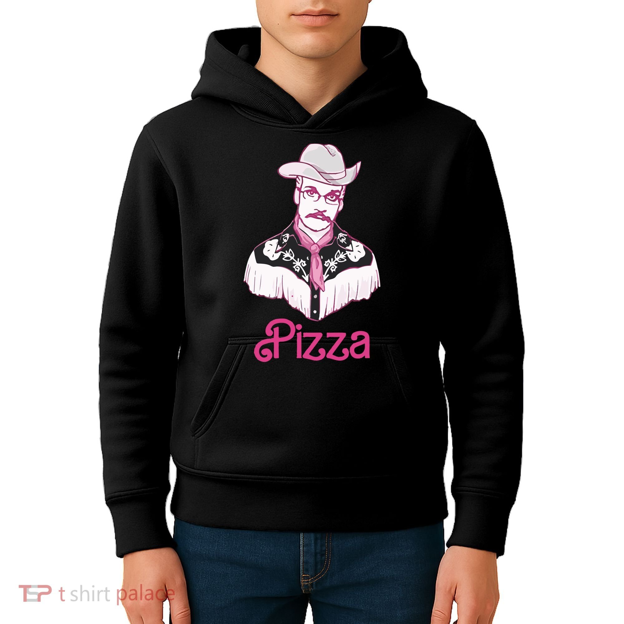 John Green Hes Just John Pizza Kids Hoodie