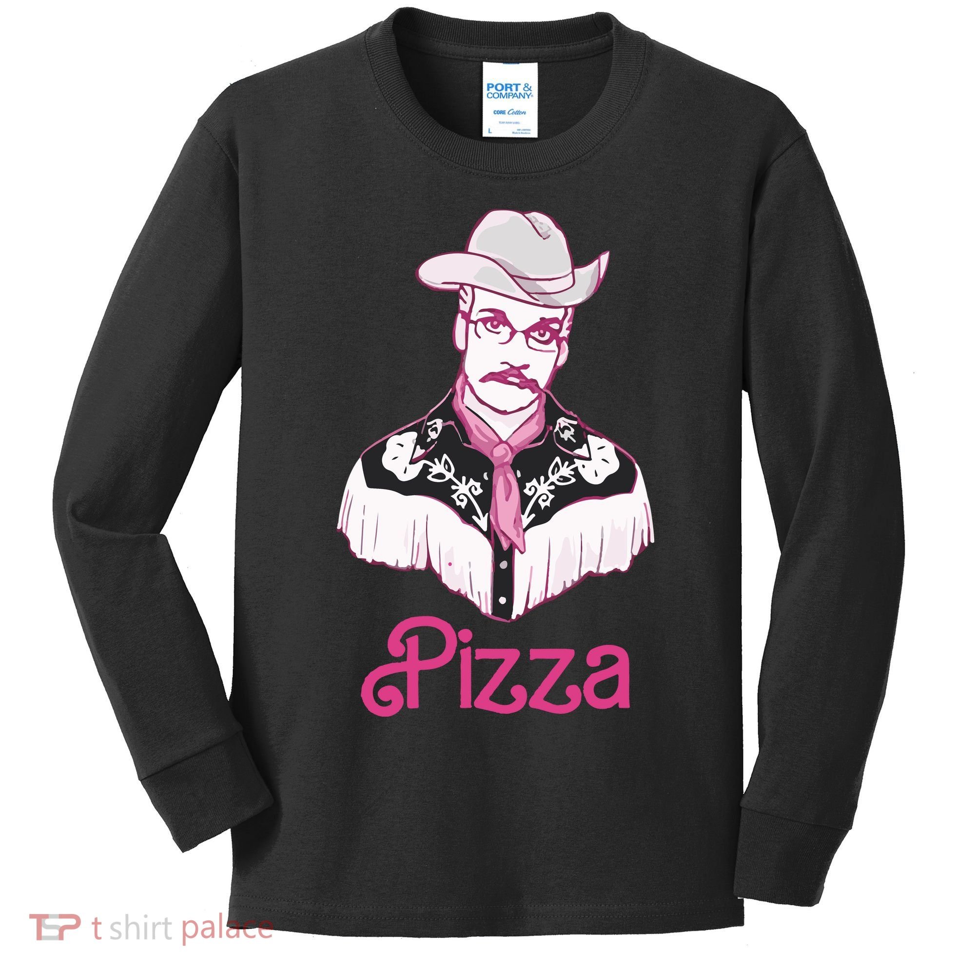 John Green Hes Just John Pizza Kids Long Sleeve Shirt