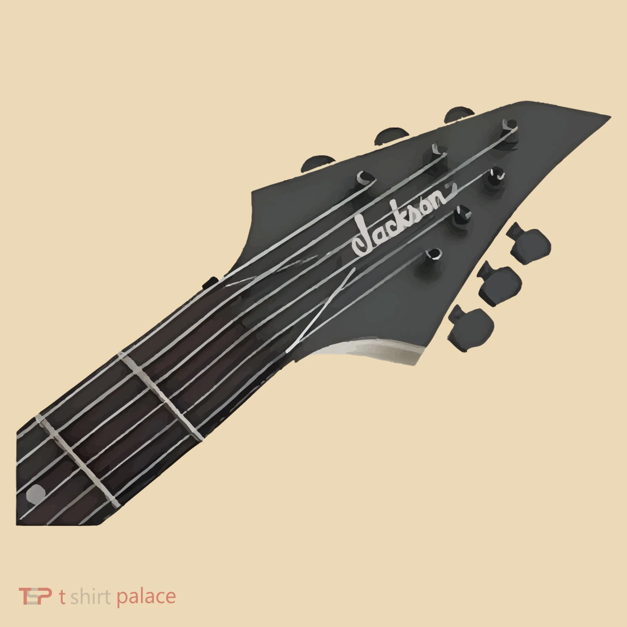 Jackson Guitar Head Classic Tote Bag