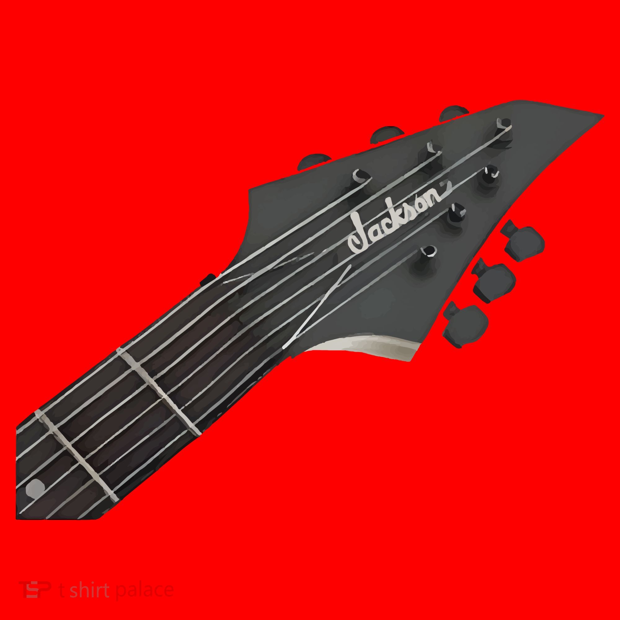 Jackson Guitar Head Classic Santa Hat