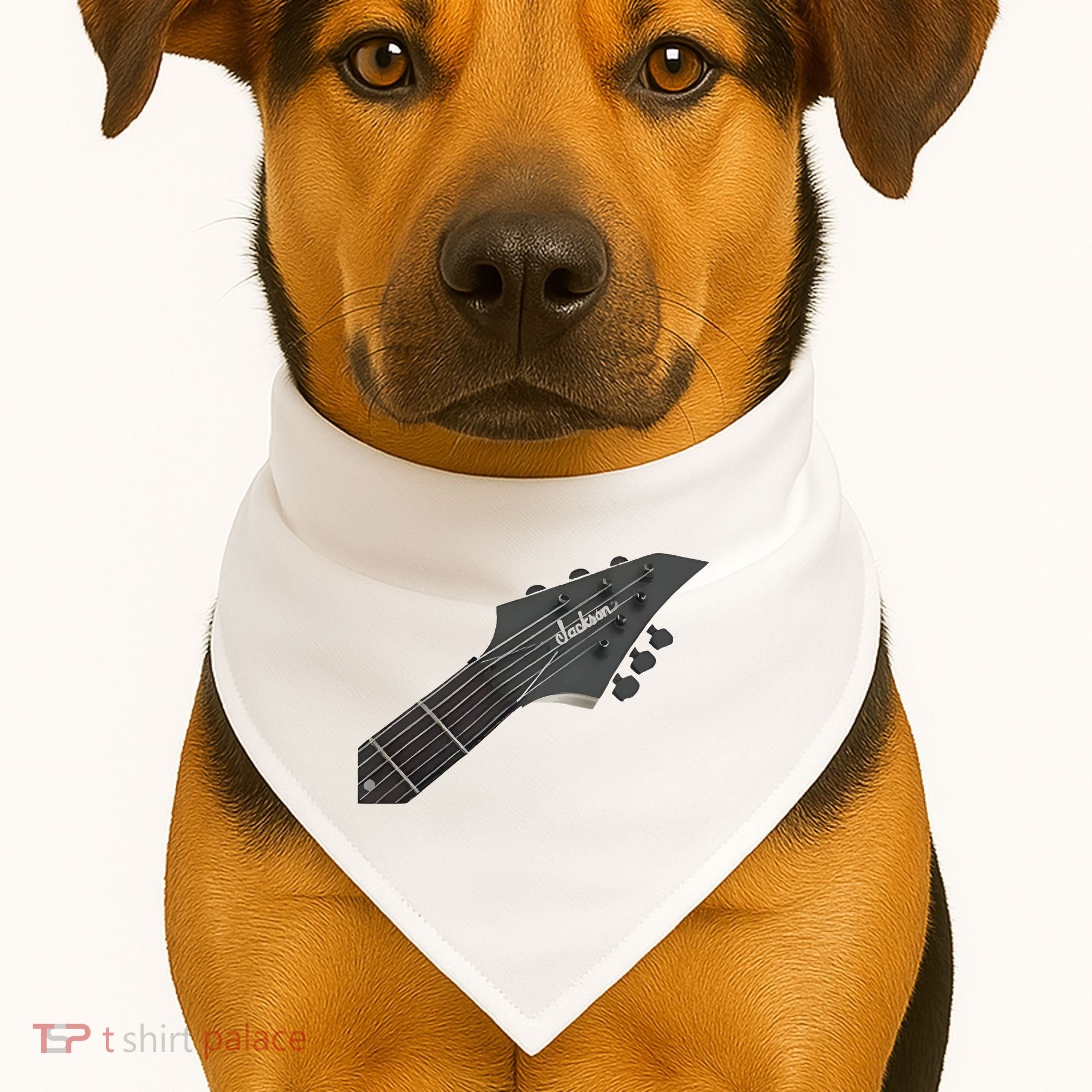 Jackson Guitar Head Classic USA-Made Doggie Bandana