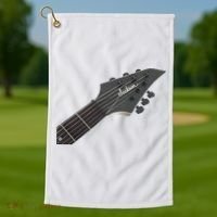 Jackson Guitar Head Classic Golf Towel thumb 1