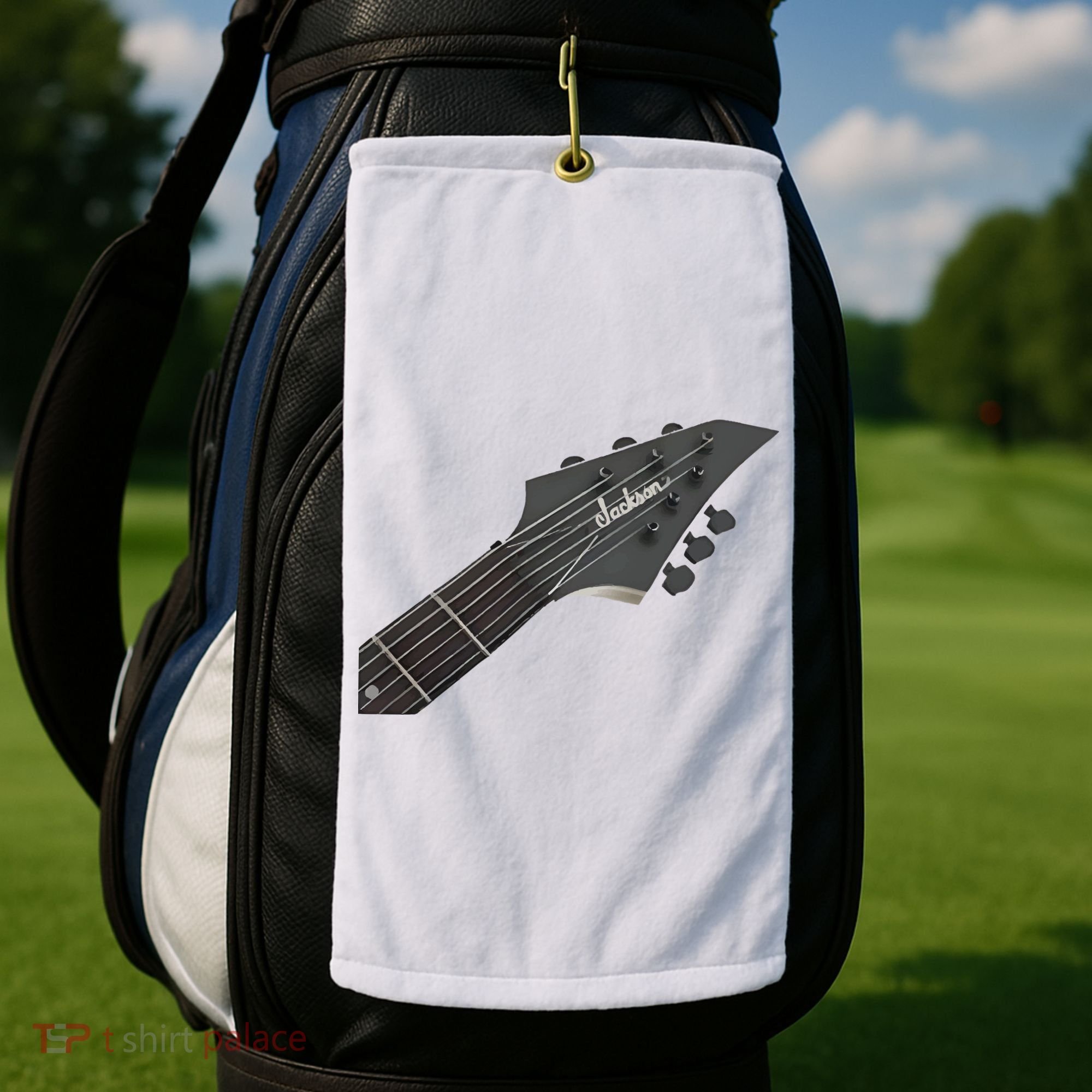 Jackson Guitar Head Classic Golf Towel