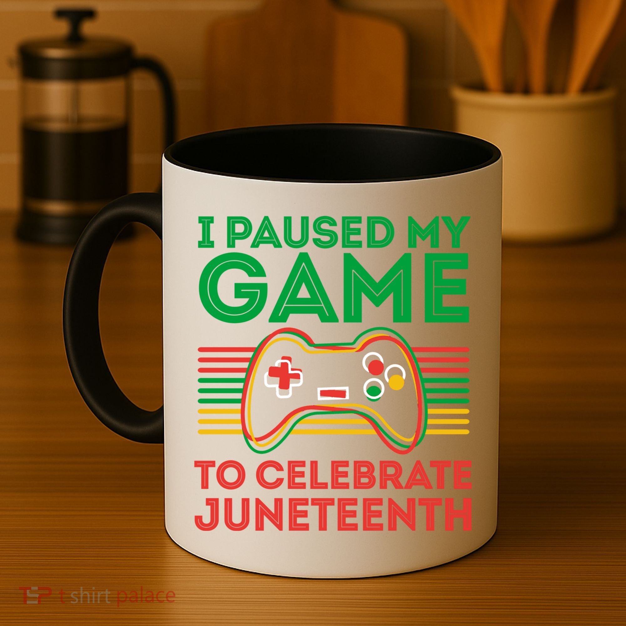 Juneteenth Gamer I Paused My Game To Celebrate Juneteenth Coffee Mug