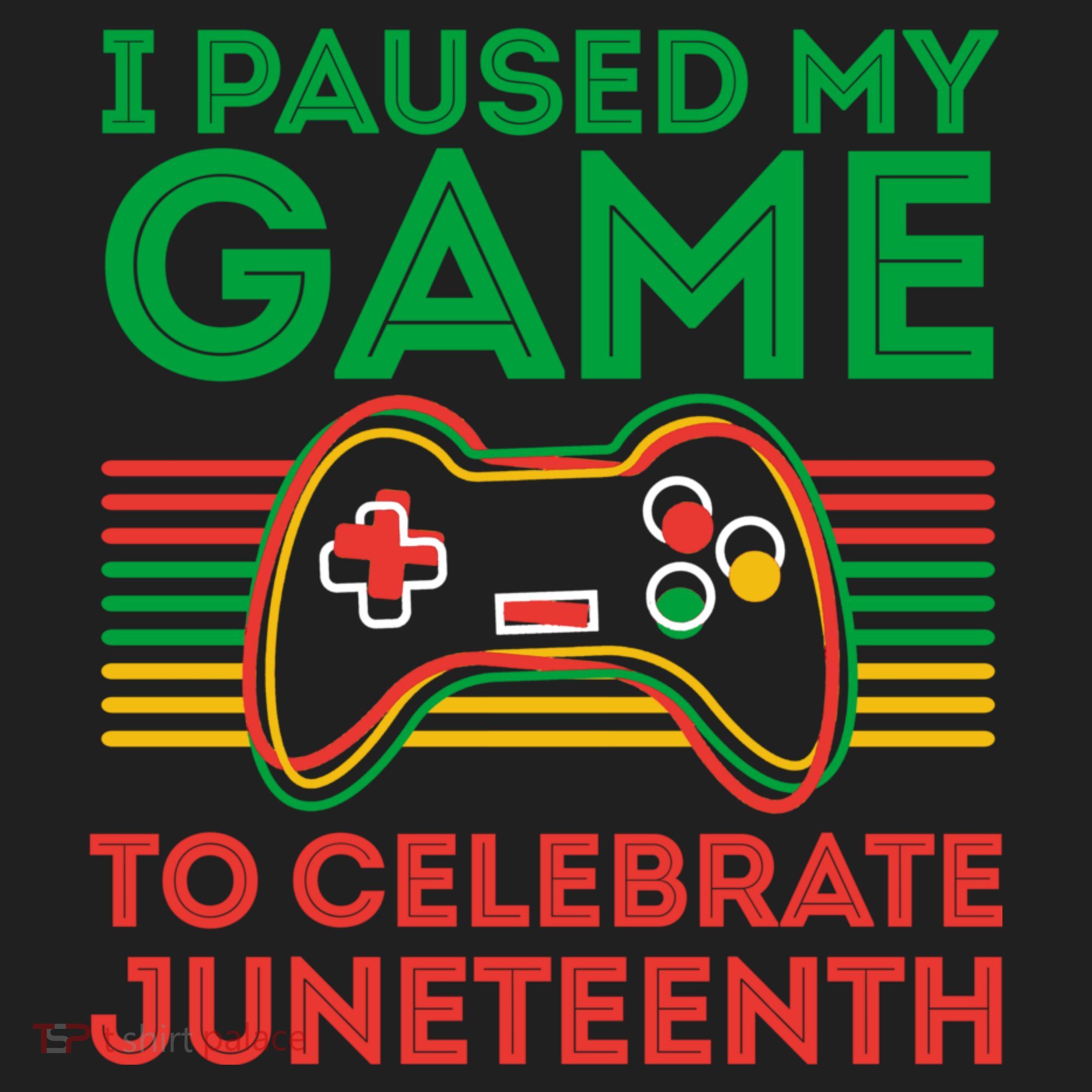 Juneteenth Gamer I Paused My Game To Celebrate Juneteenth Beanie