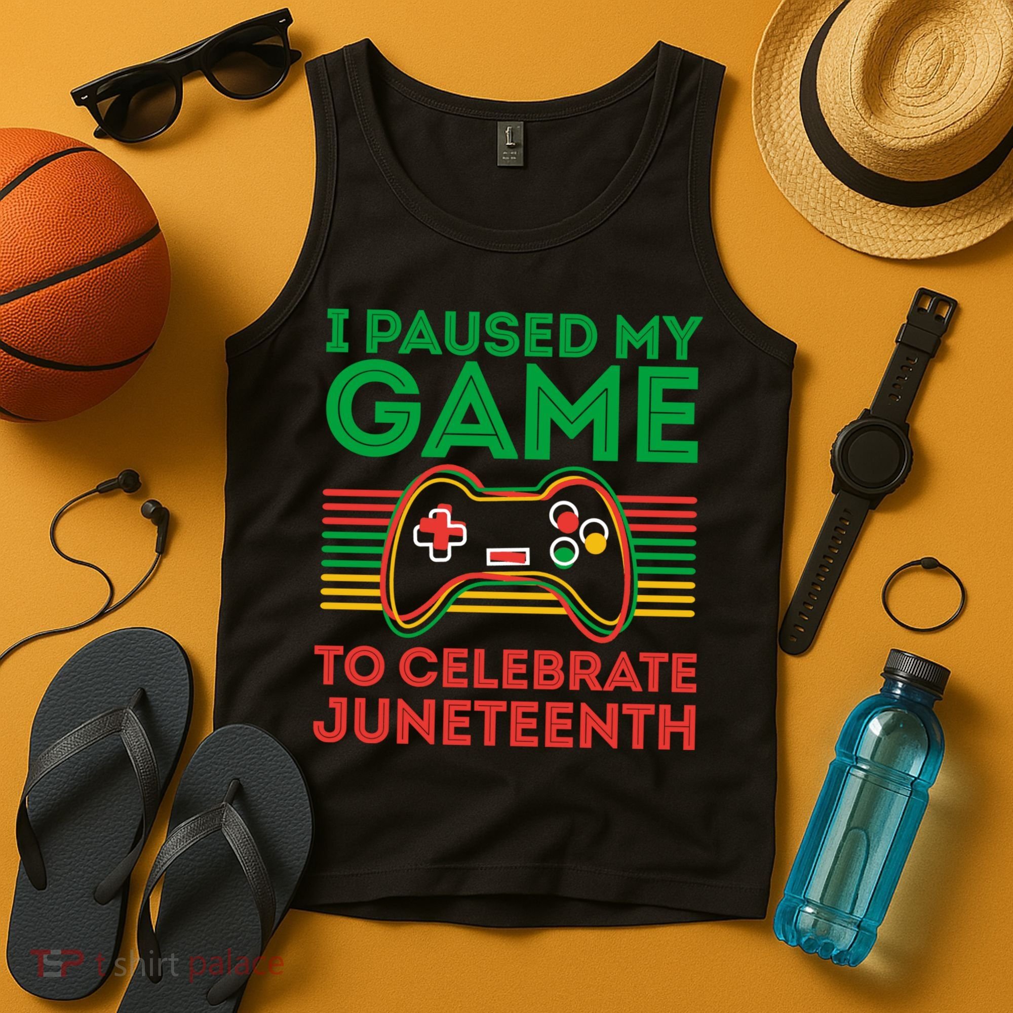 Juneteenth Gamer I Paused My Game To Celebrate Juneteenth Tank Top