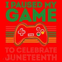 Juneteenth Gamer I Paused My Game To Celebrate Juneteenth Santa Hat thumb 1