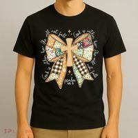 Jesus God Is Within Her Coquette Christian Faith T-Shirt thumb 3