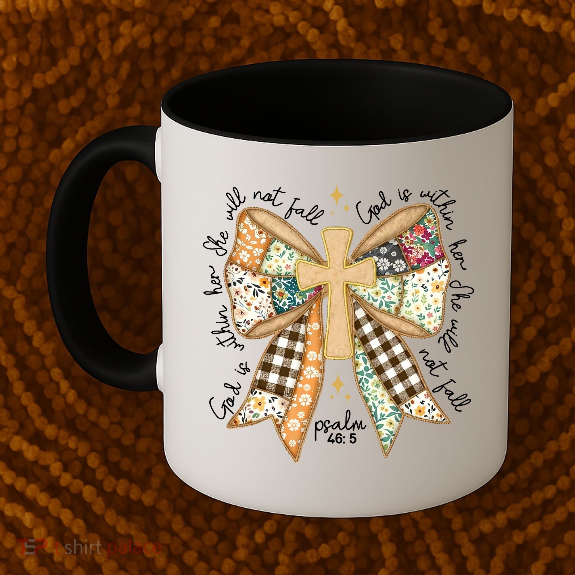 Jesus God Is Within Her Coquette Christian Faith Coffee Mug