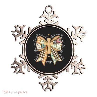 Jesus God Is Within Her Coquette Christian Faith Ornament