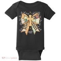 Jesus God Is Within Her Coquette Christian Faith Baby Bodysuit thumb 0