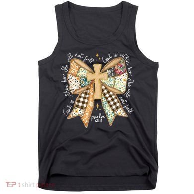 Jesus God Is Within Her Coquette Christian Faith Tank Top
