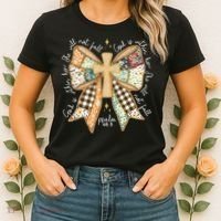 Jesus God Is Within Her Coquette Christian Faith Women's T-Shirt thumb 2